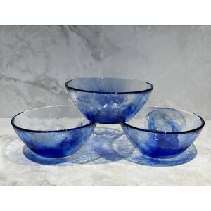 Bormioli Rocco Murano Blue Fruit Dessert Bowl 5"